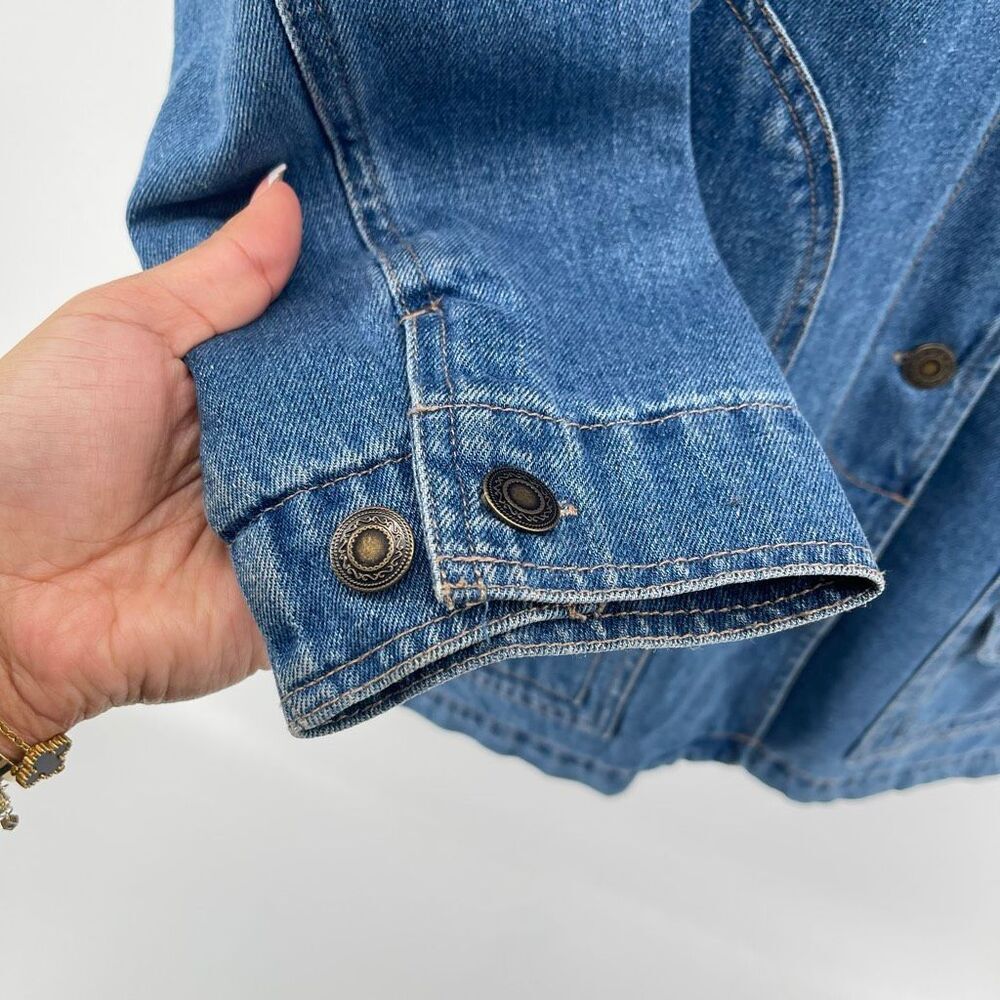 Denim Button-Front Chore Jacket - Picture 8 of 15